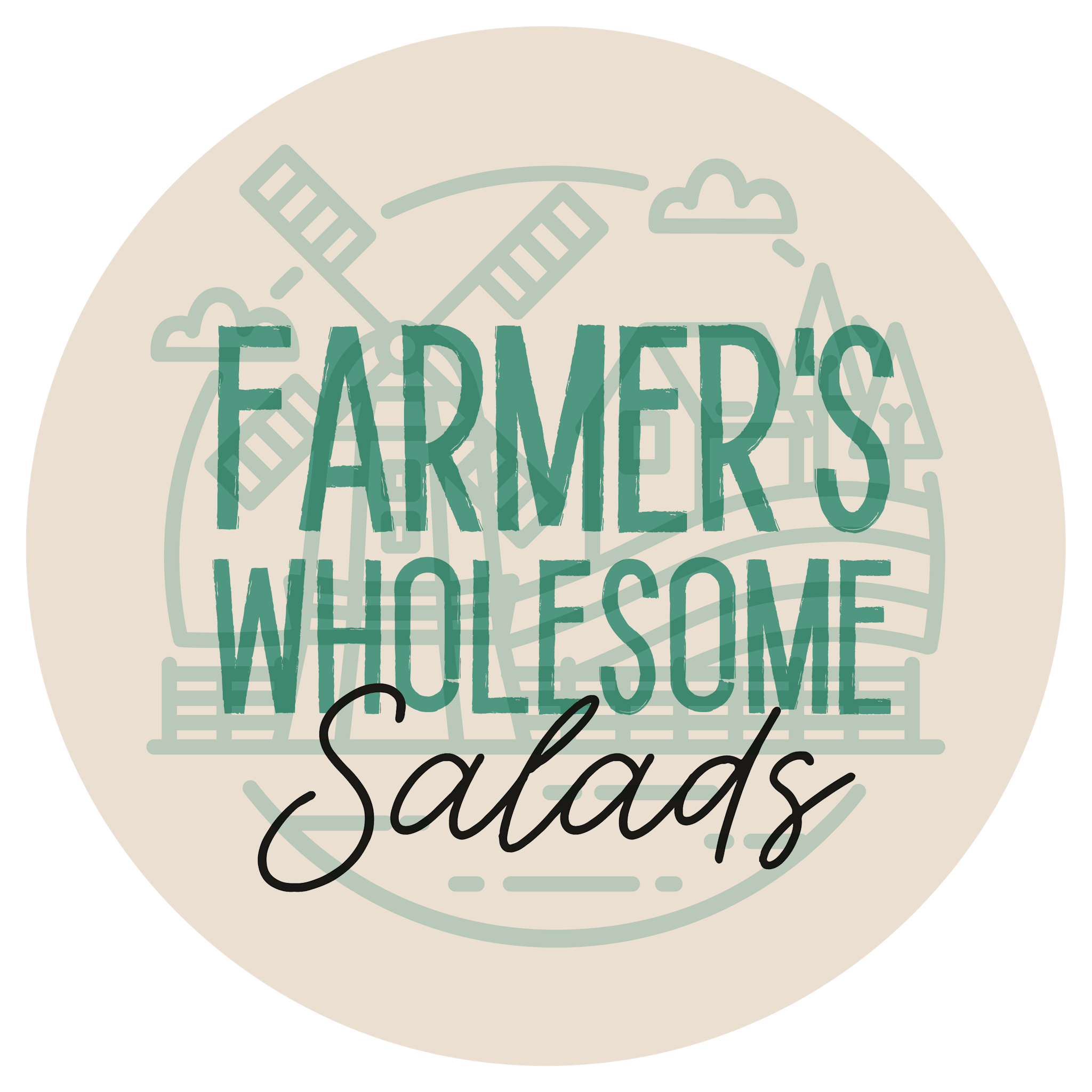 Farmer's Wholesome Salads Brand Logo